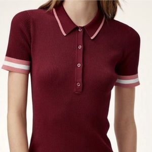 Sunday Best Ribbed Polo dress